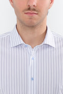 Ultimate Stretch Striped Blue