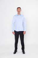 Ultimate Stretch Houndstooth Sky Blue